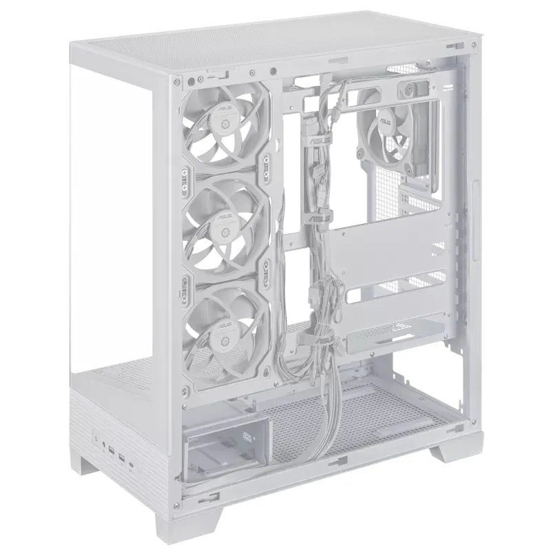 Корпус Asus A31 Plus White Tempered Glass без БЖ (90DC00R3-B19000) - мініатюра 14