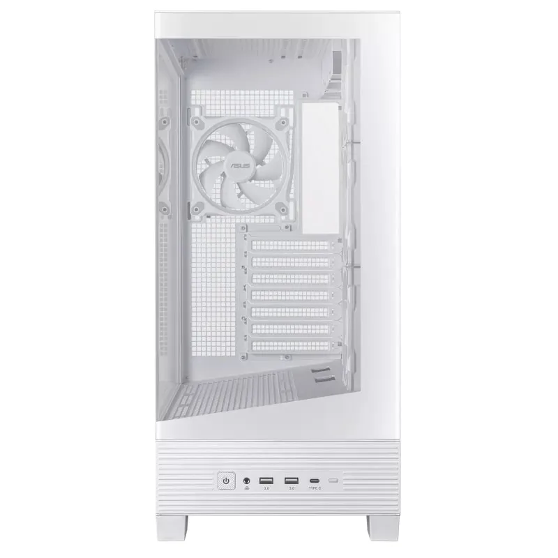 Корпус Asus A31 Plus White Tempered Glass без БЖ (90DC00R3-B19000) - мініатюра 6