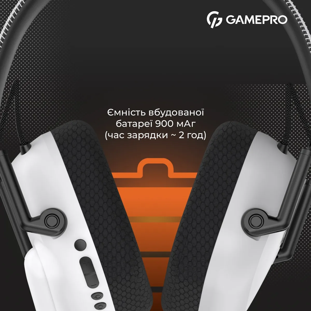 Бездротова ігрова гарнітура Gamepro Genesis Mercury Pro (HSW120W) 3-Mode - мініатюра 8