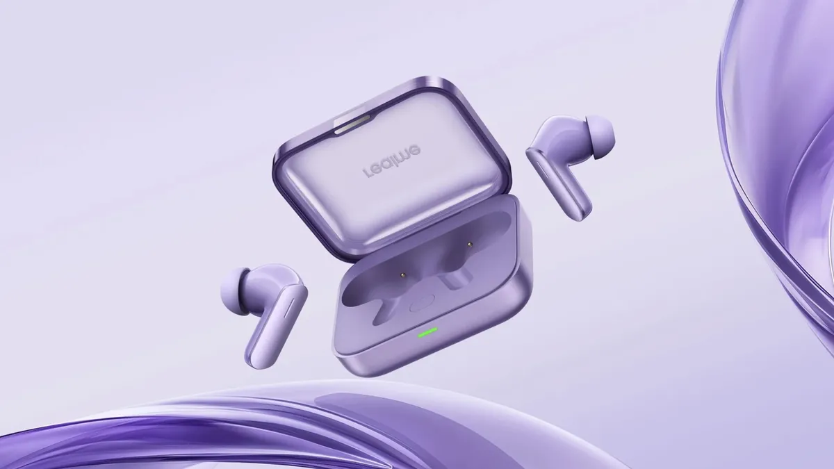 Bluetooth-гарнітура Realme Buds Air 7 Lavender Purple_EU - мініатюра 5