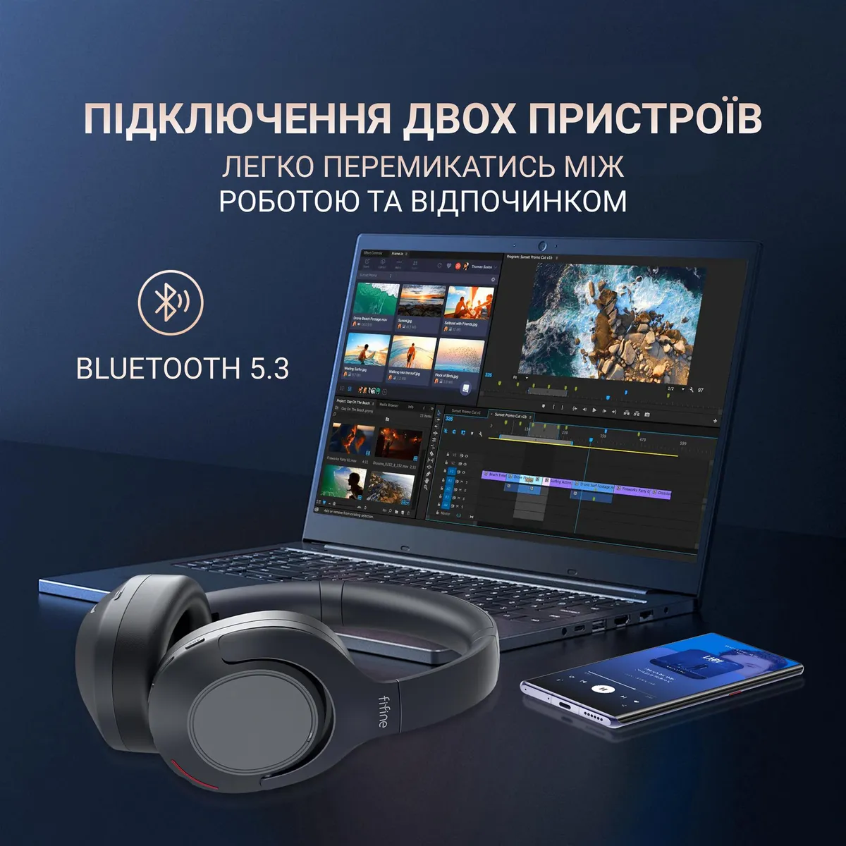 Гарнітура Fifine X3 Black - мініатюра 22