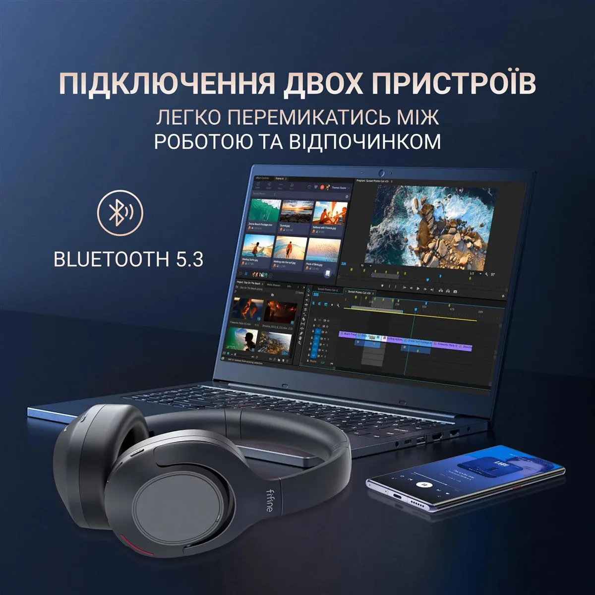 Гарнітура Fifine X3 Black - мініатюра 8