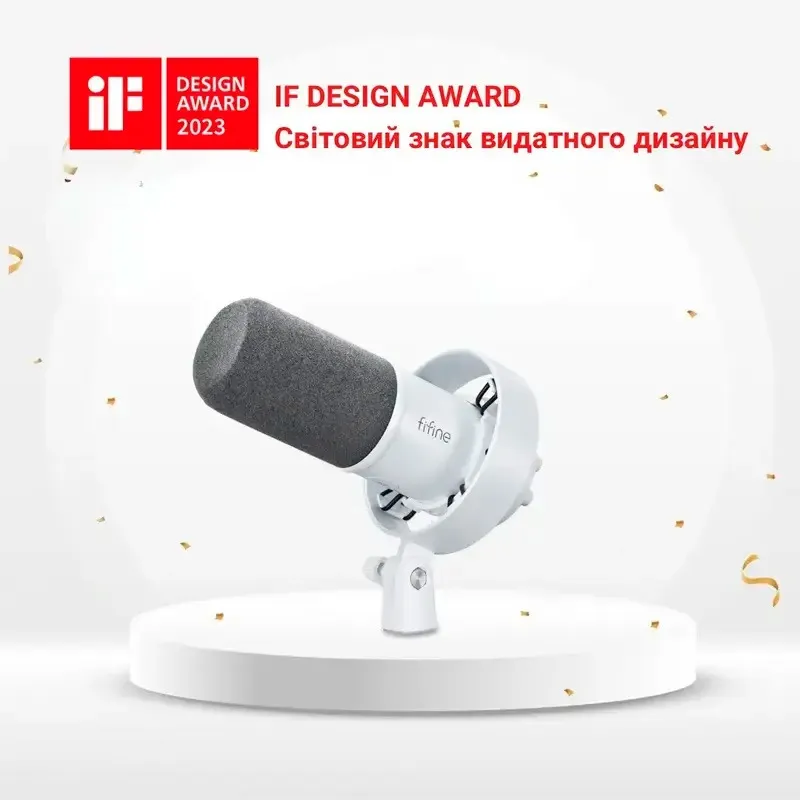 Мікрофон Fifine T688W White - мініатюра 4