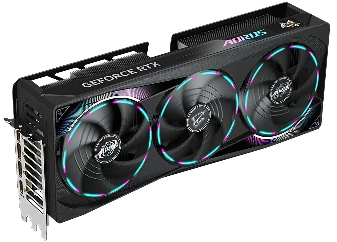 Відеокарта GF RTX 5070 Ti 16GB GDDR7 Aorus Master Gigabyte (GV-N507TAORUS M-16GD) - мініатюра 3