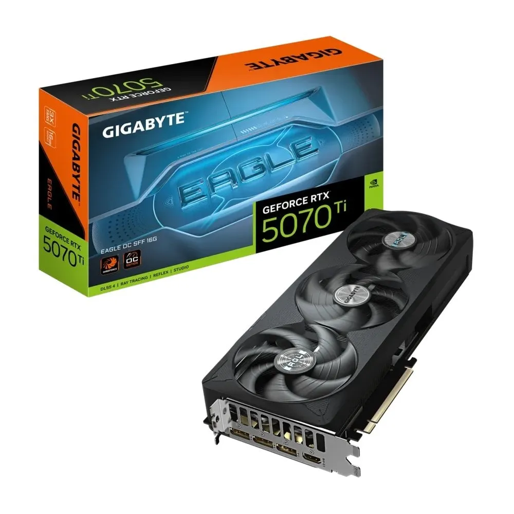 Відеокарта GF RTX 5070 Ti 16GB GDDR7 Eagle OC Gigabyte (GV-N507TEAGLE OC-16GD) - зображення 1