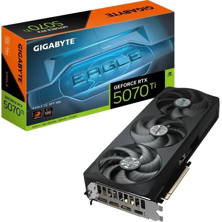Відеокарта GF RTX 5070 Ti 16GB GDDR7 Eagle OC Gigabyte (GV-N507TEAGLE OC-16GD) - мініатюра 11