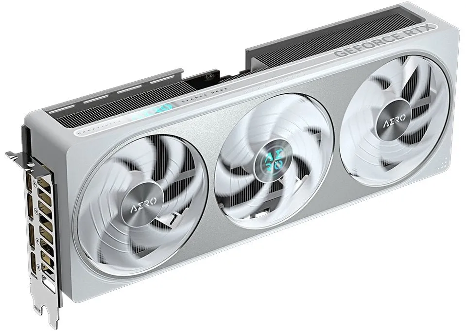 Відеокарта GF RTX 5070 12GB GDDR7 Aero OC Gigabyte (GV-N5070AERO OC-12GD) - мініатюра 3