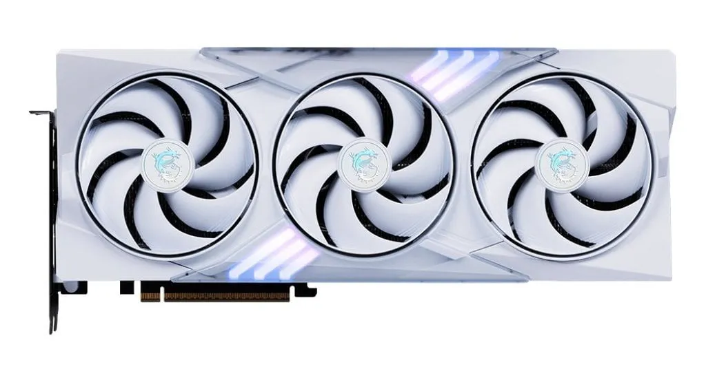 Відеокарта GF RTX 5070 12GB GDDR7 Gaming Trio OC White MSI (GeForce RTX 5070 12G GAMING TRIO OC WHITE) - мініатюра 2