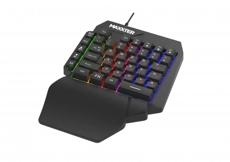 Клавiатура Maxxter KBG-OH-01B-UA Black - мініатюра 2