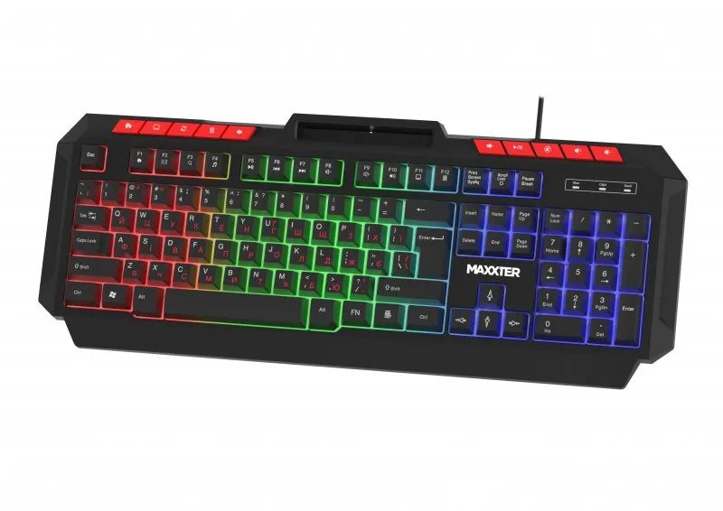 Клавiатура Maxxter KBG-UML-02B-UA Black - мініатюра 2