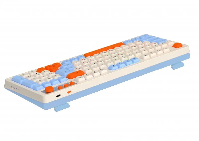 Клавiатура бездротова Maxxter KBGW-3C01-UA White - мініатюра 3