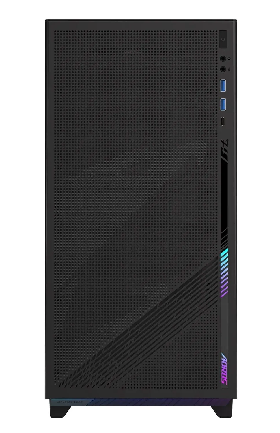 Корпус Gigabyte Aorus C400 Glass (GB-AC400G) - мініатюра 5