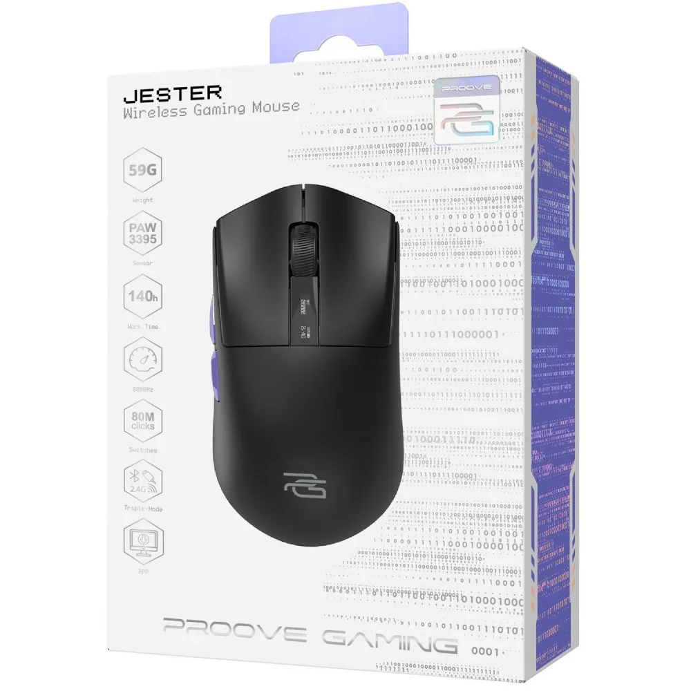 Бездротова ігрова миша Proove Gaming Jester 8K (white) - мініатюра 2