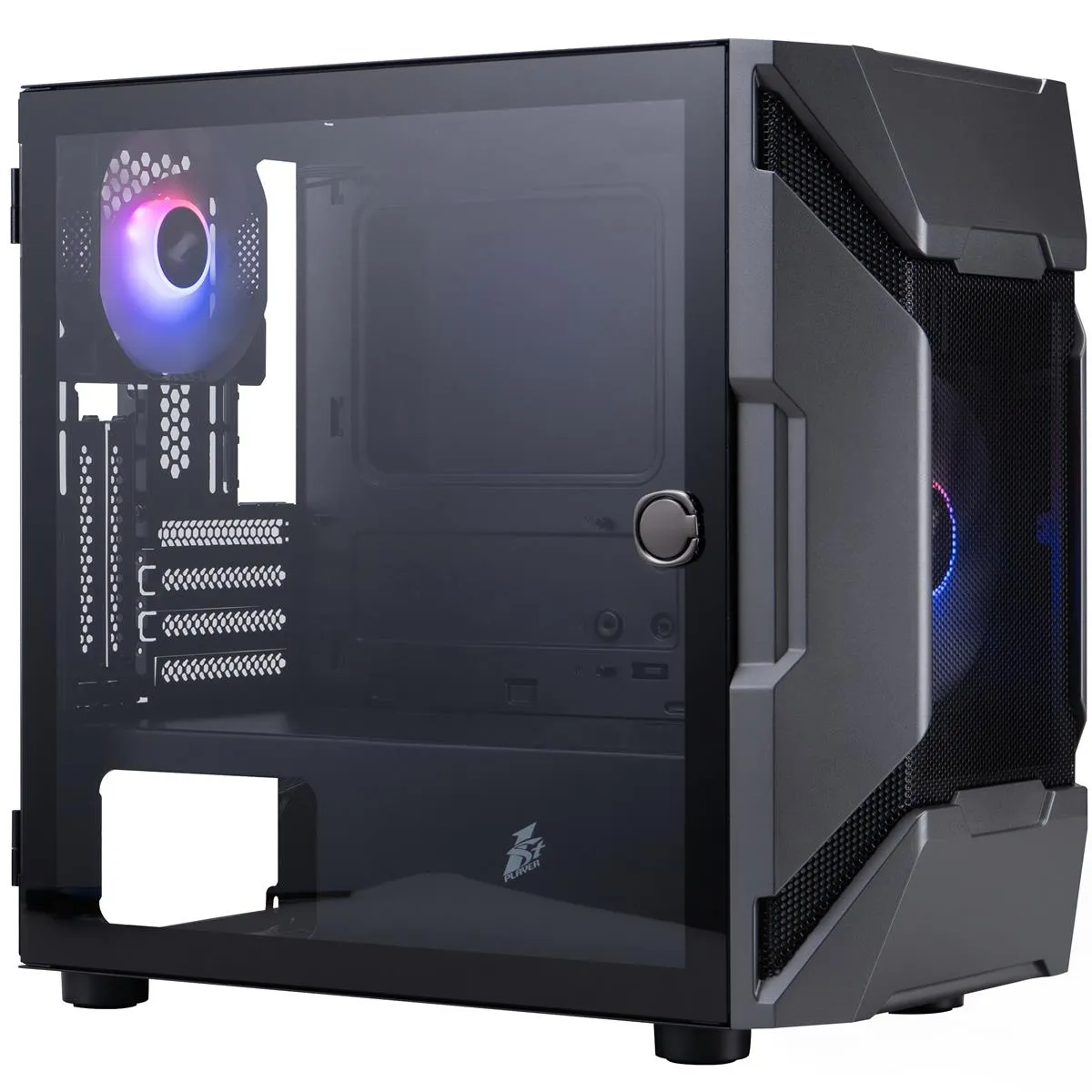 Корпус 1stPlayer D3-A-BK-1F7-14-1F7 Black без БЖ - мініатюра 12