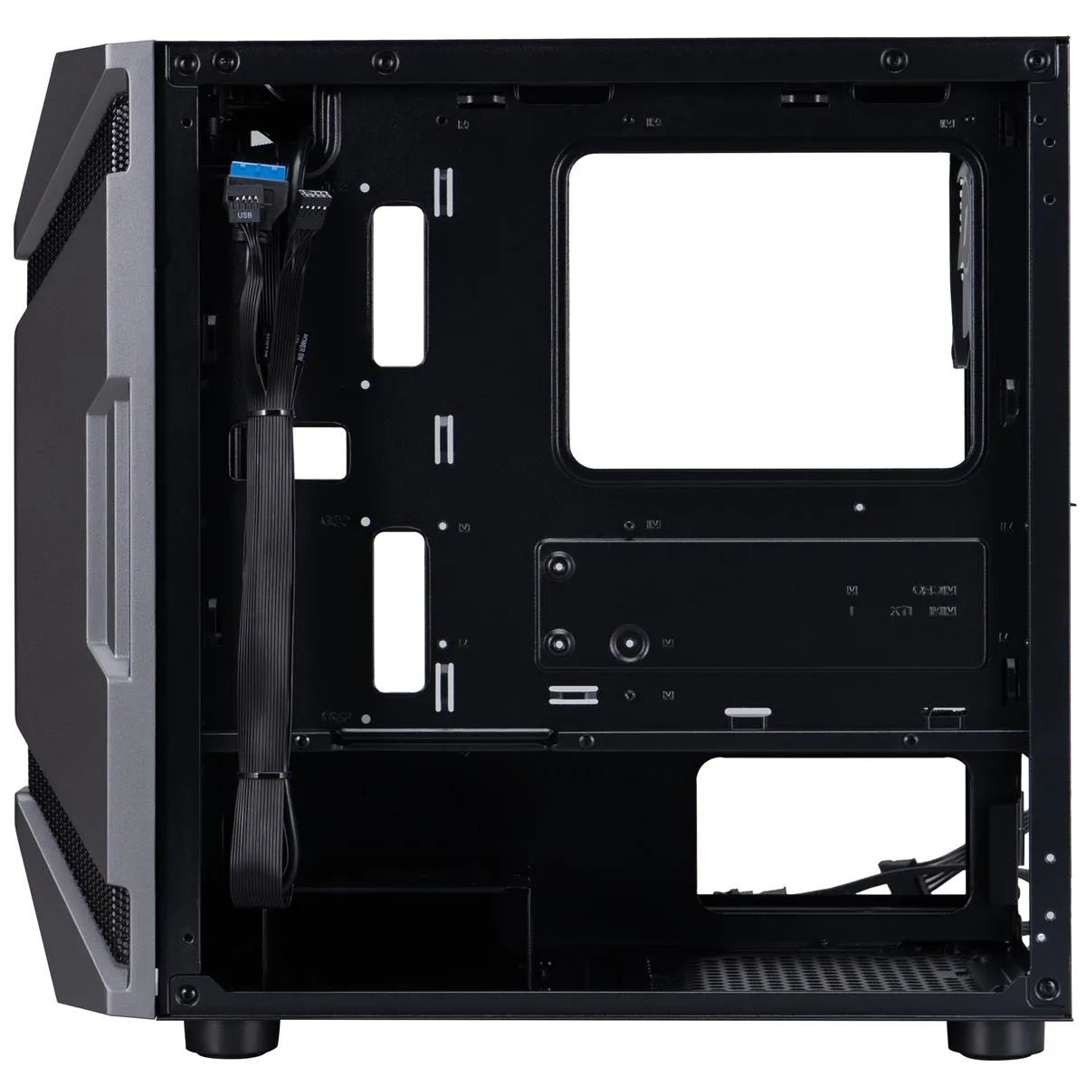 Корпус 1stPlayer D3-A-BK-1F7-14-1F7 Black без БЖ - мініатюра 5