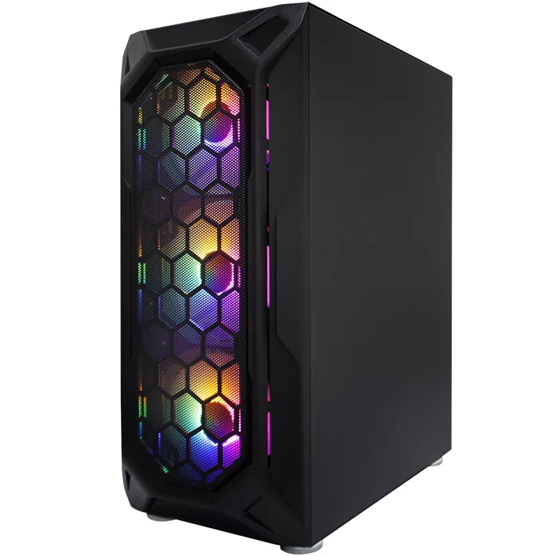 Корпус 1stPlayer X6-BK-4F1 Black без БЖ - мініатюра 2