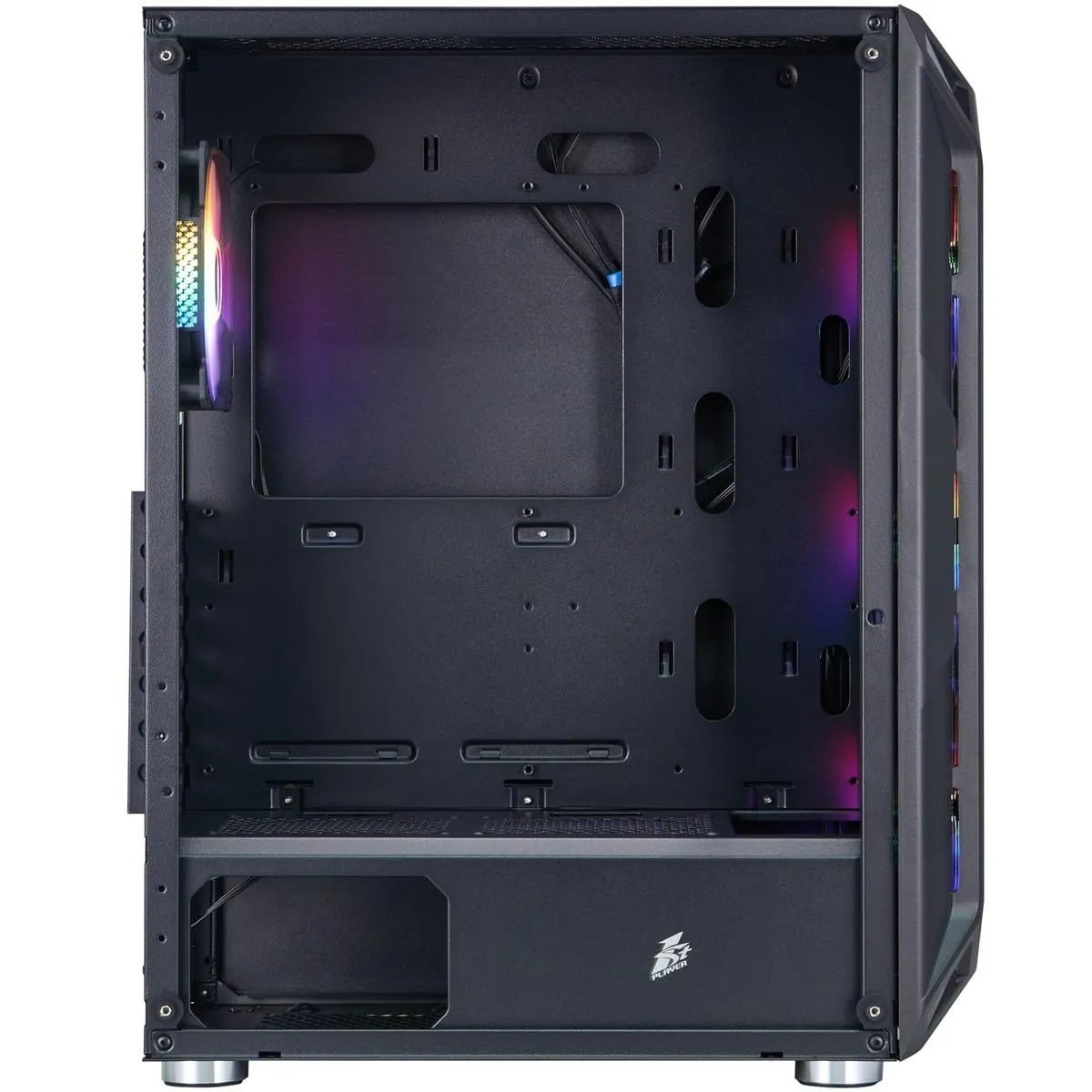Корпус 1stPlayer X6-BK-4F1 Black без БЖ - мініатюра 6