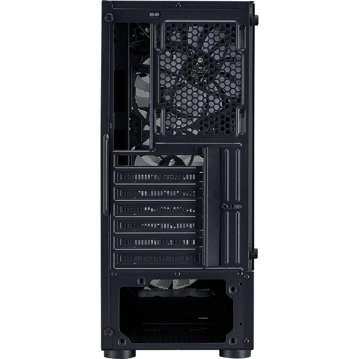 Корпус 1stPlayer D4-BK-4F1 Black без БЖ - мініатюра 14