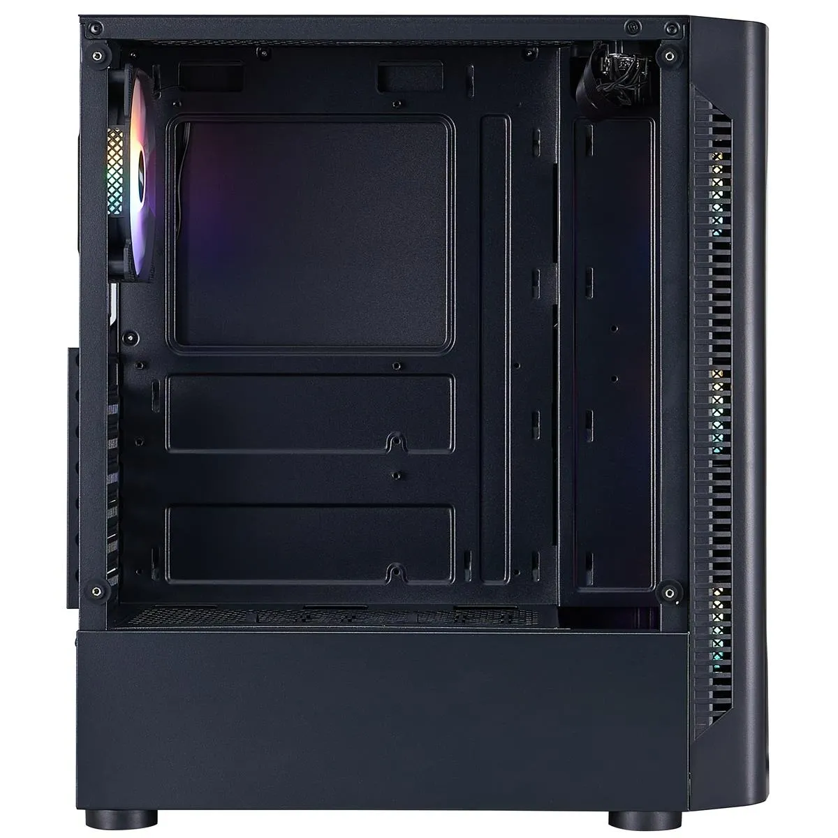 Корпус 1stPlayer D4-BK-4F1 Black без БЖ - мініатюра 6