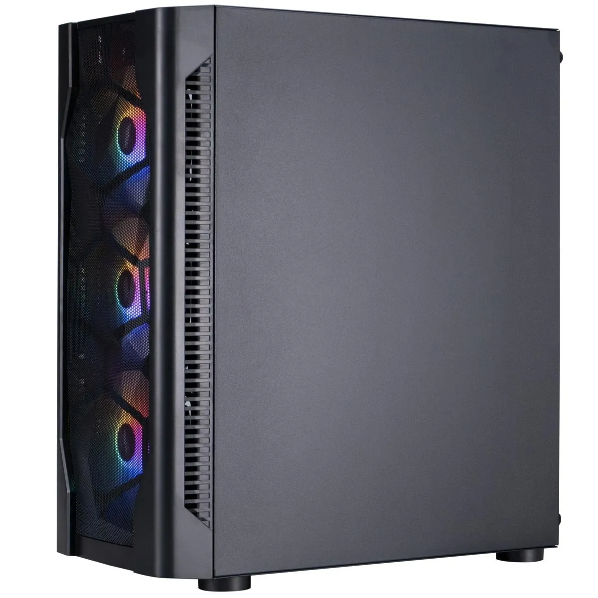Корпус 1stPlayer D4-BK-4F1 Black без БЖ - мініатюра 7