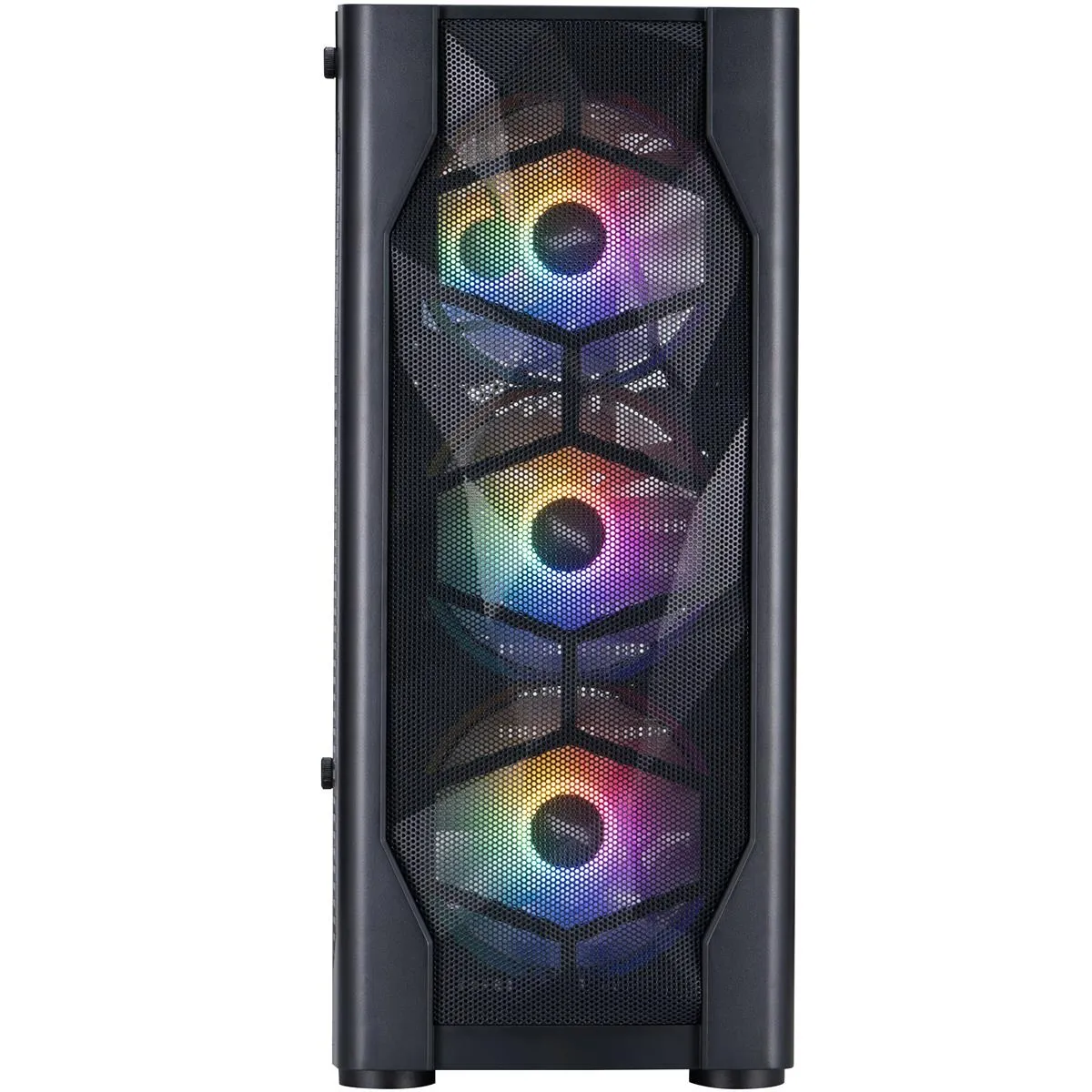 Корпус 1stPlayer D4-BK-4F1 Black без БЖ - мініатюра 8