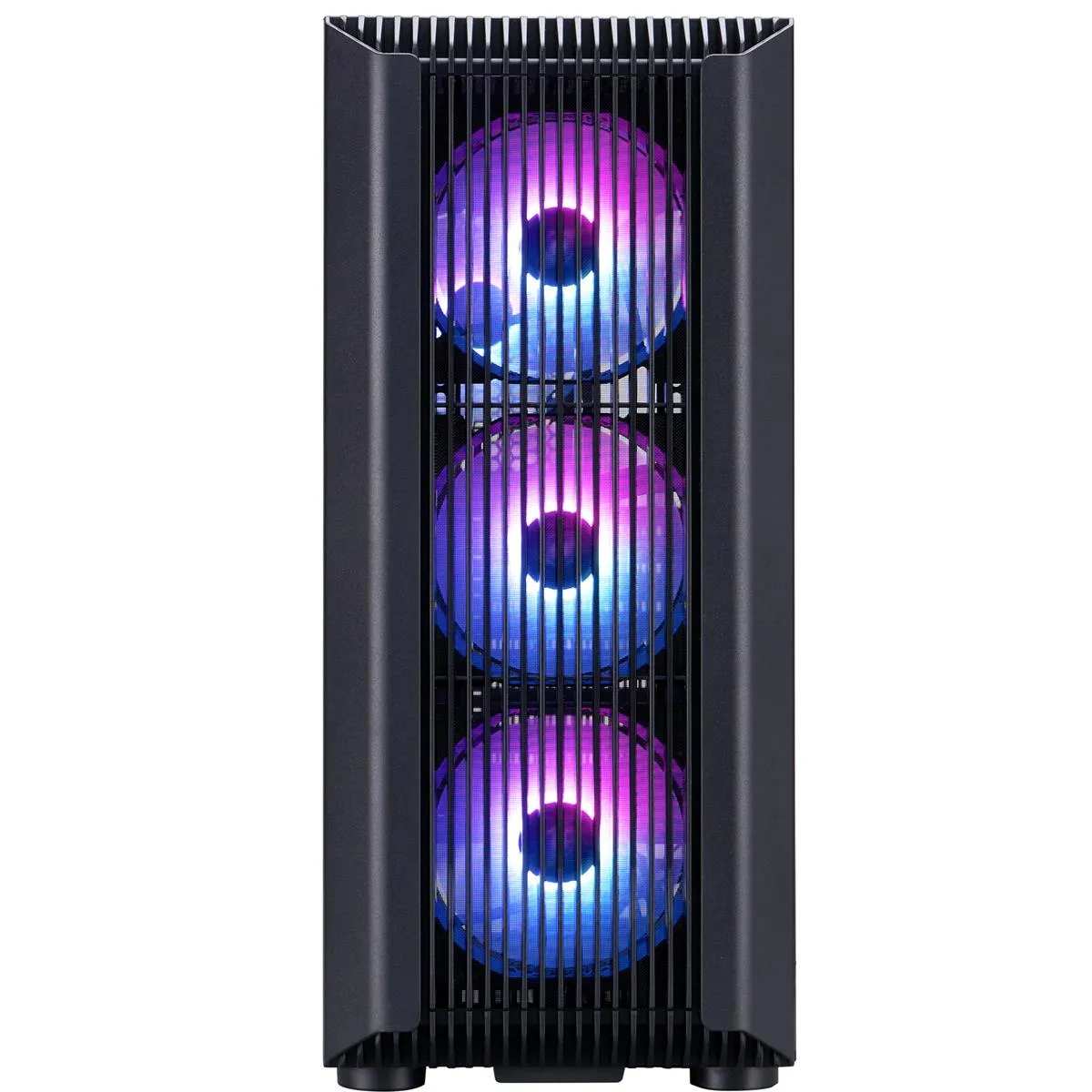 Корпус 1stPlayer H6-BK-4F7 Black без БЖ - мініатюра 2