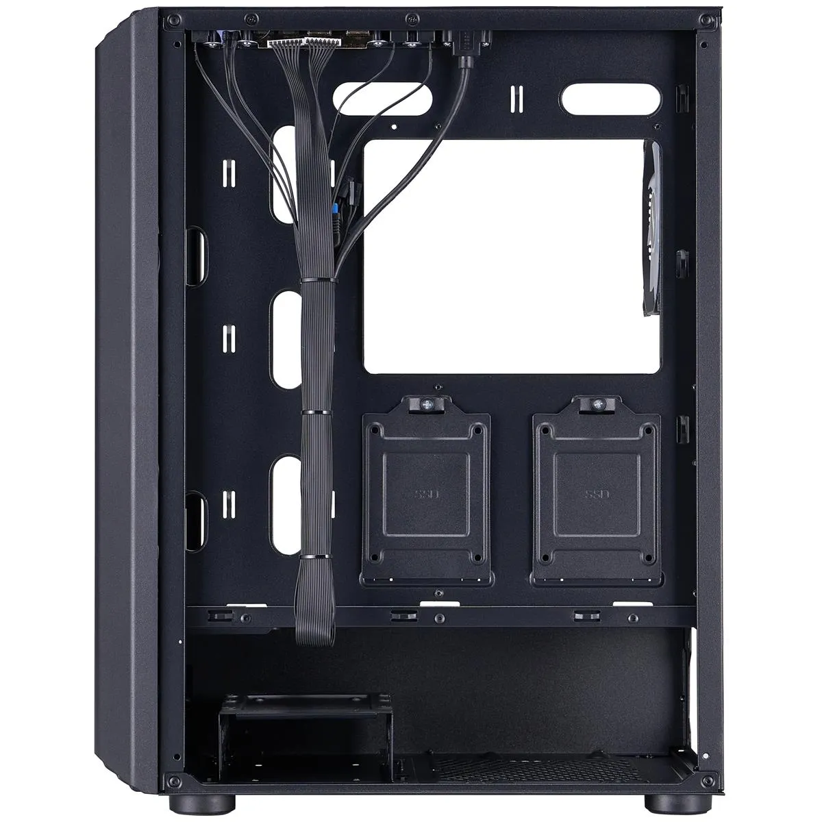 Корпус 1stPlayer H6-BK-4F7 Black без БЖ - мініатюра 6