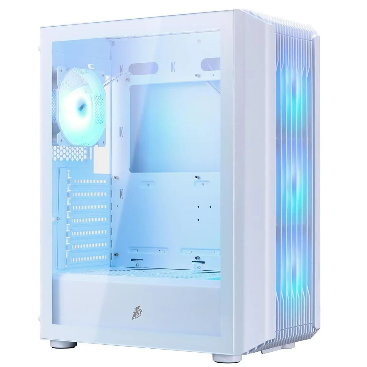 Корпус 1stPlayer H6-WH-4F7-W White без БЖ - мініатюра 10