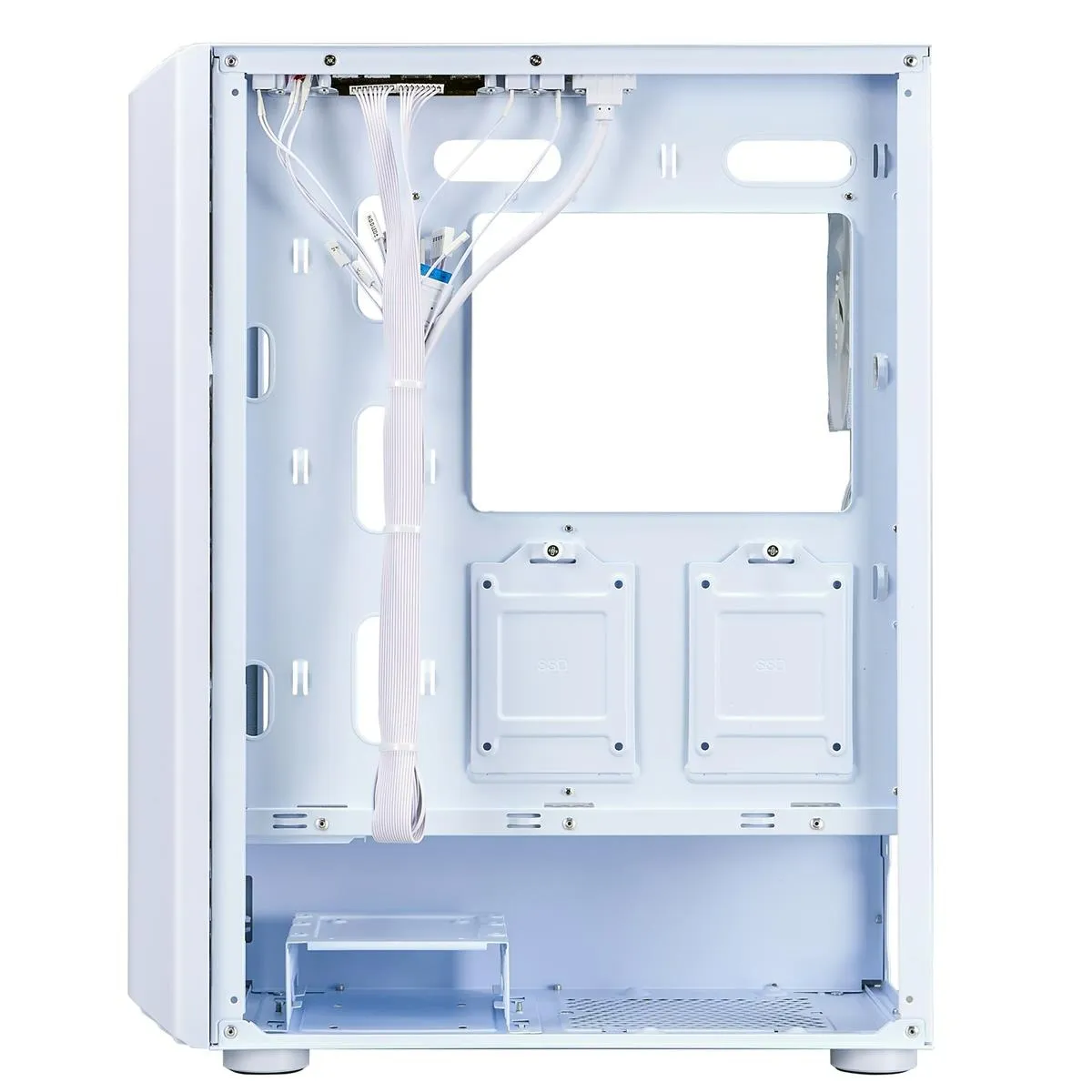 Корпус 1stPlayer H6-WH-4F7-W White без БЖ - мініатюра 5