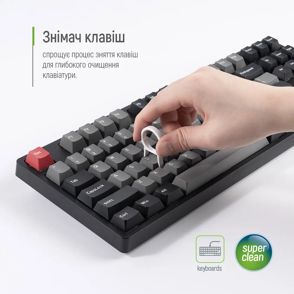 Набір для чищення ColorWay 10 в 1 для очищення навушників/клавіатури (CW-1111) - мініатюра 11