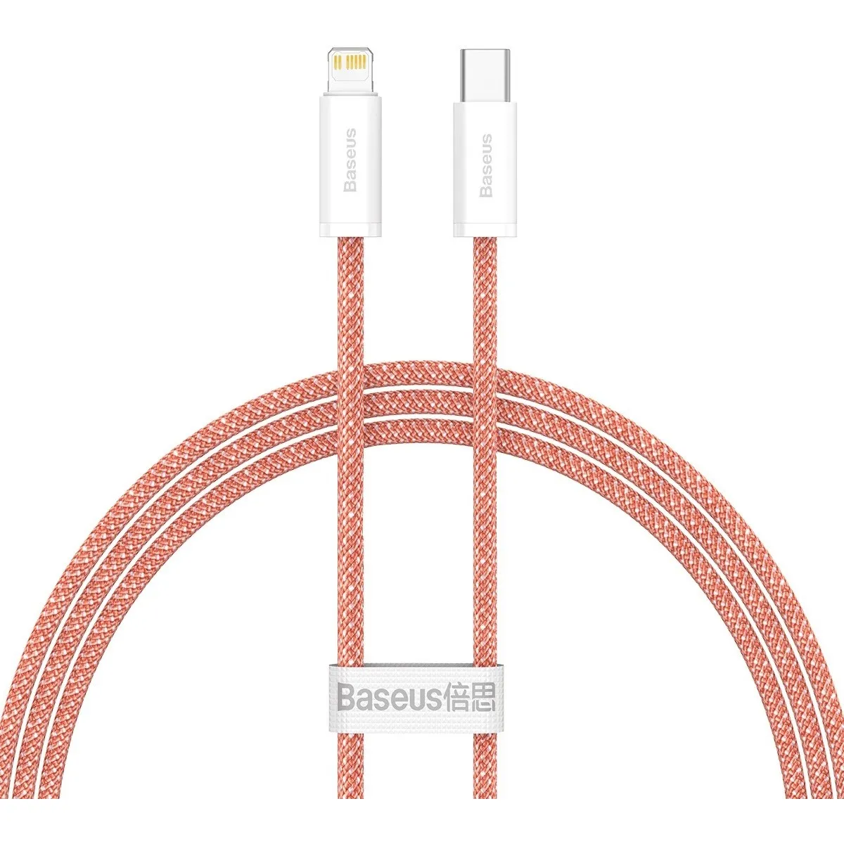 Кабель Baseus Dynamic USB Type-C - Lightning (M/M), 20W, 2 м Orange (CALD000107) - зображення 1