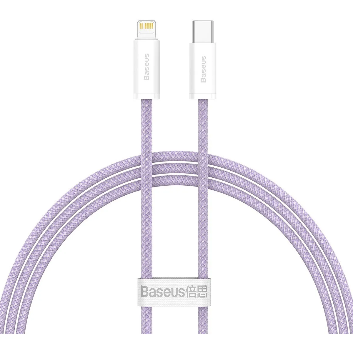 Кабель Baseus Dynamic USB Type-C - Lightning (M/M), 20W, 2 м Purple (CALD000105) - зображення 1
