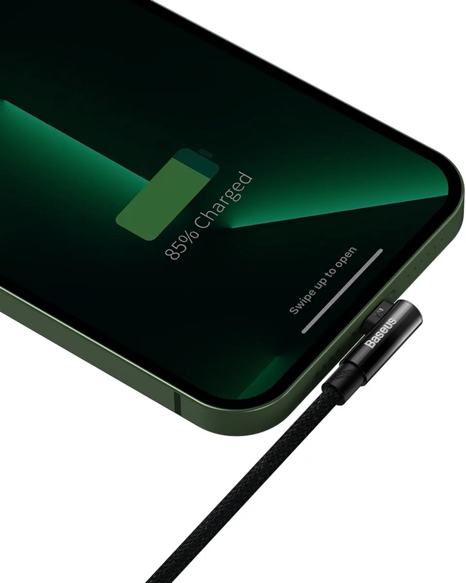 Кабель Baseus MVP 2 USB - Lightning (M/M), 2.4A, 1 м Black (CAVP000001) - мініатюра 3