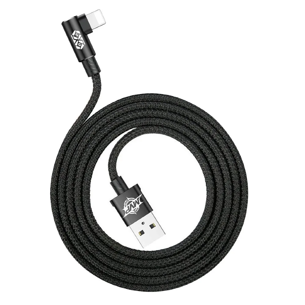 Кабель Baseus MVP USB - Lightning (M/M), 1.5A, 2 м Black (CALMVP-A01) - мініатюра 3