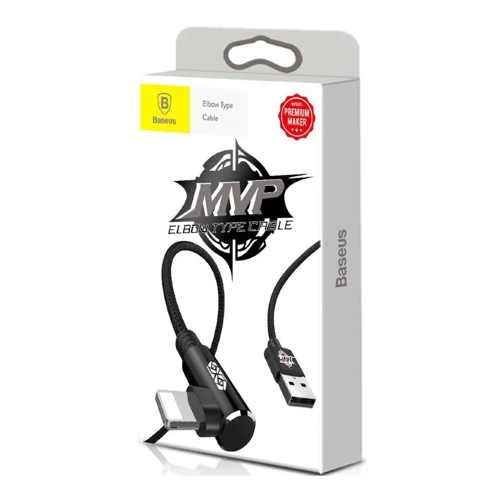 Кабель Baseus MVP USB - Lightning (M/M), 1.5A, 2 м Black (CALMVP-A01) - мініатюра 5