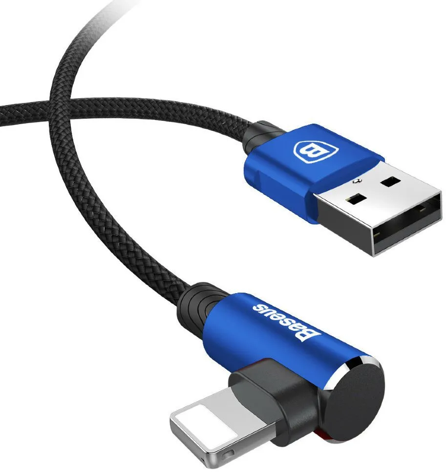 Кабель Baseus MVP USB - Lightning (M/M), 1.5A, 2 м Blue (CALMVP-A03) - мініатюра 4