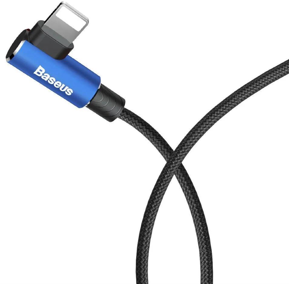 Кабель Baseus MVP USB - Lightning, 2.0A, 1м Blue (CALMVP-03) - мініатюра 4