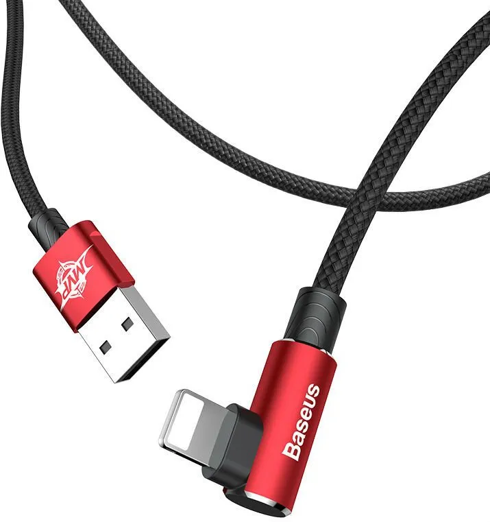 Кабель Baseus MVP USB - Lightning (M/M), 2.0A, 1 м Red (CALMVP-09) - мініатюра 2