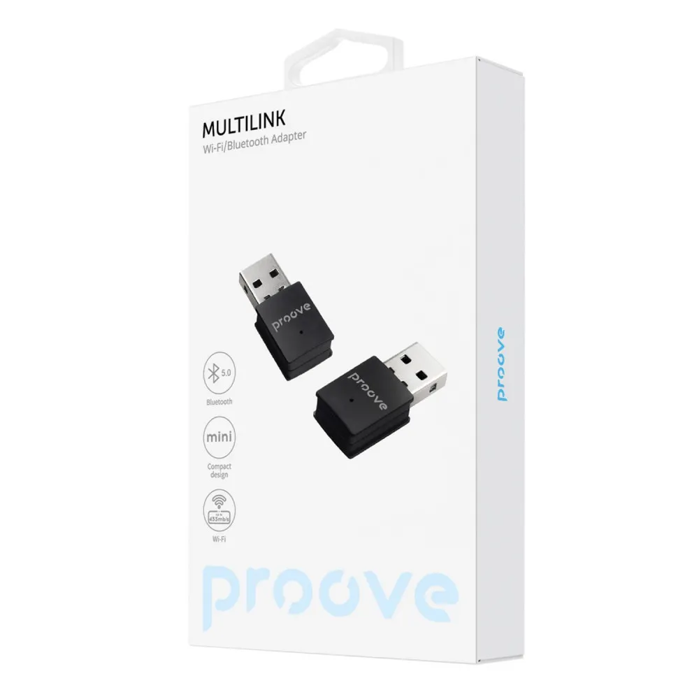 Бездротовий адаптер Proove Multilink Bluetooth + WIFI (black) - мініатюра 2
