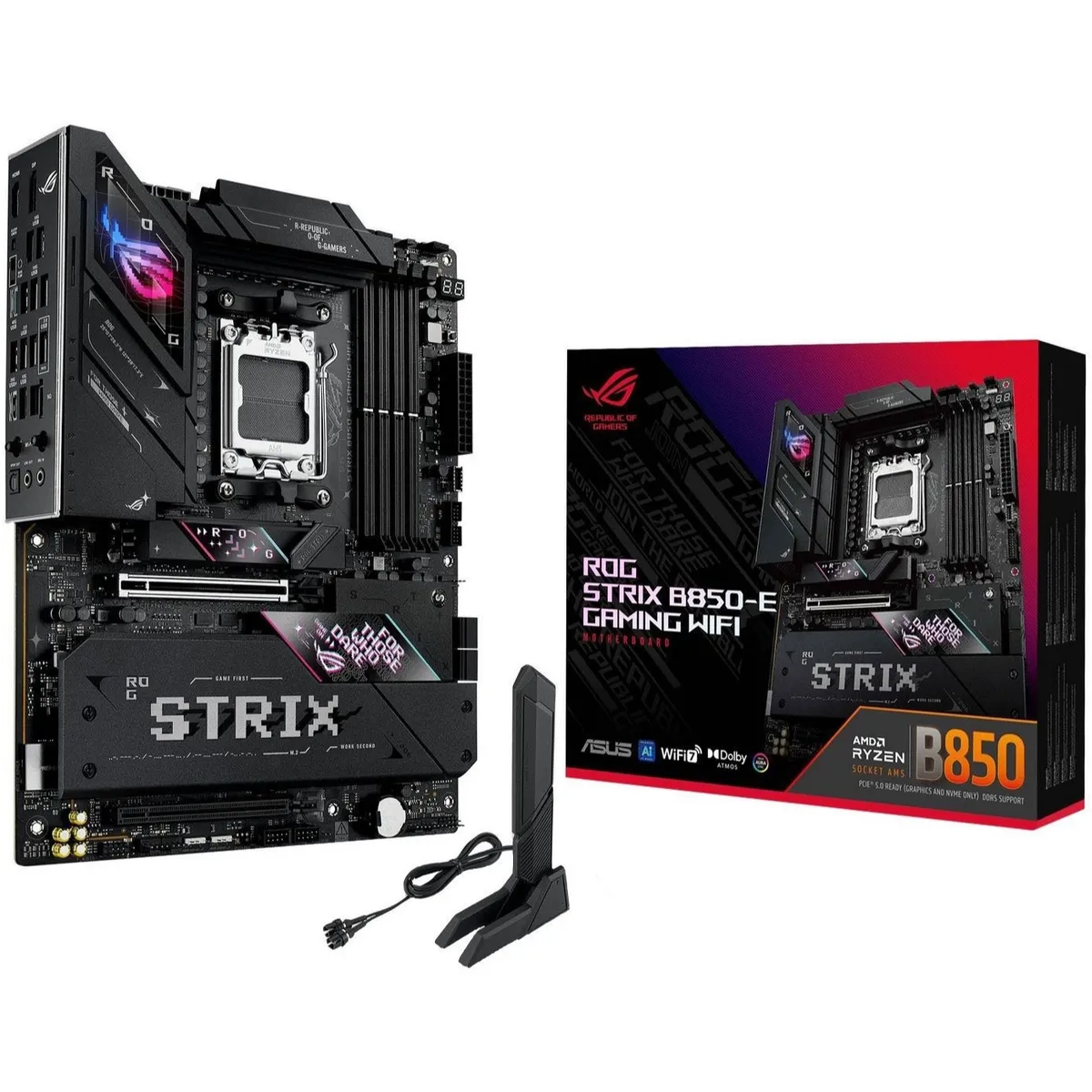 Материнська плата Asus ROG Strix B850-E Gaming WiFi Socket AM5 - мініатюра 11