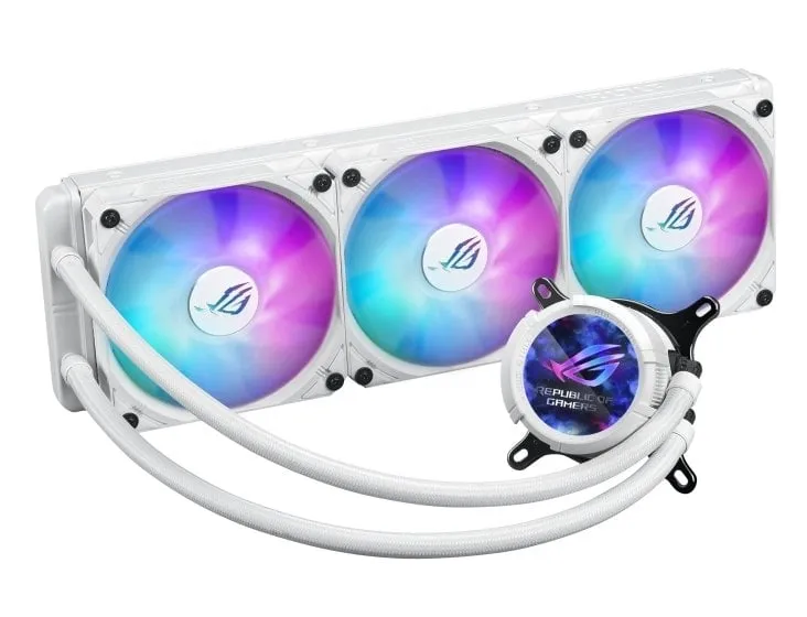 Система водяного охолодження Asus ROG Strix LC III 360 ARGB LCD White (90RC00W2-M0UAY0) - зображення 1