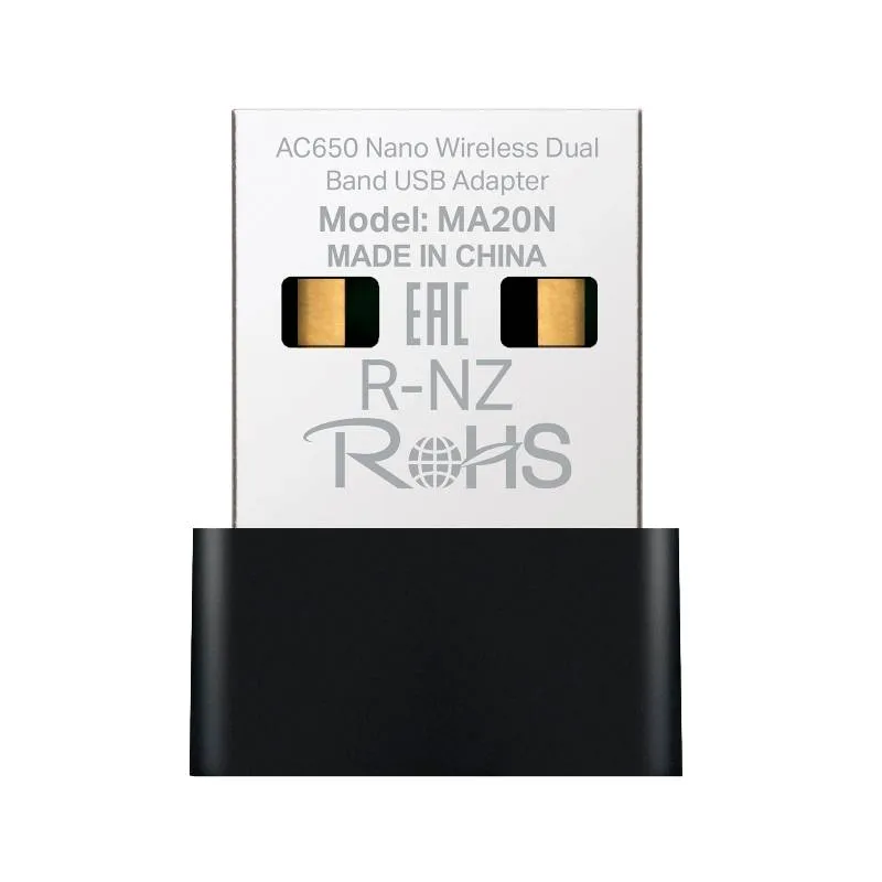 Бездротовий адаптер Mercusys MA20N - зображення 1