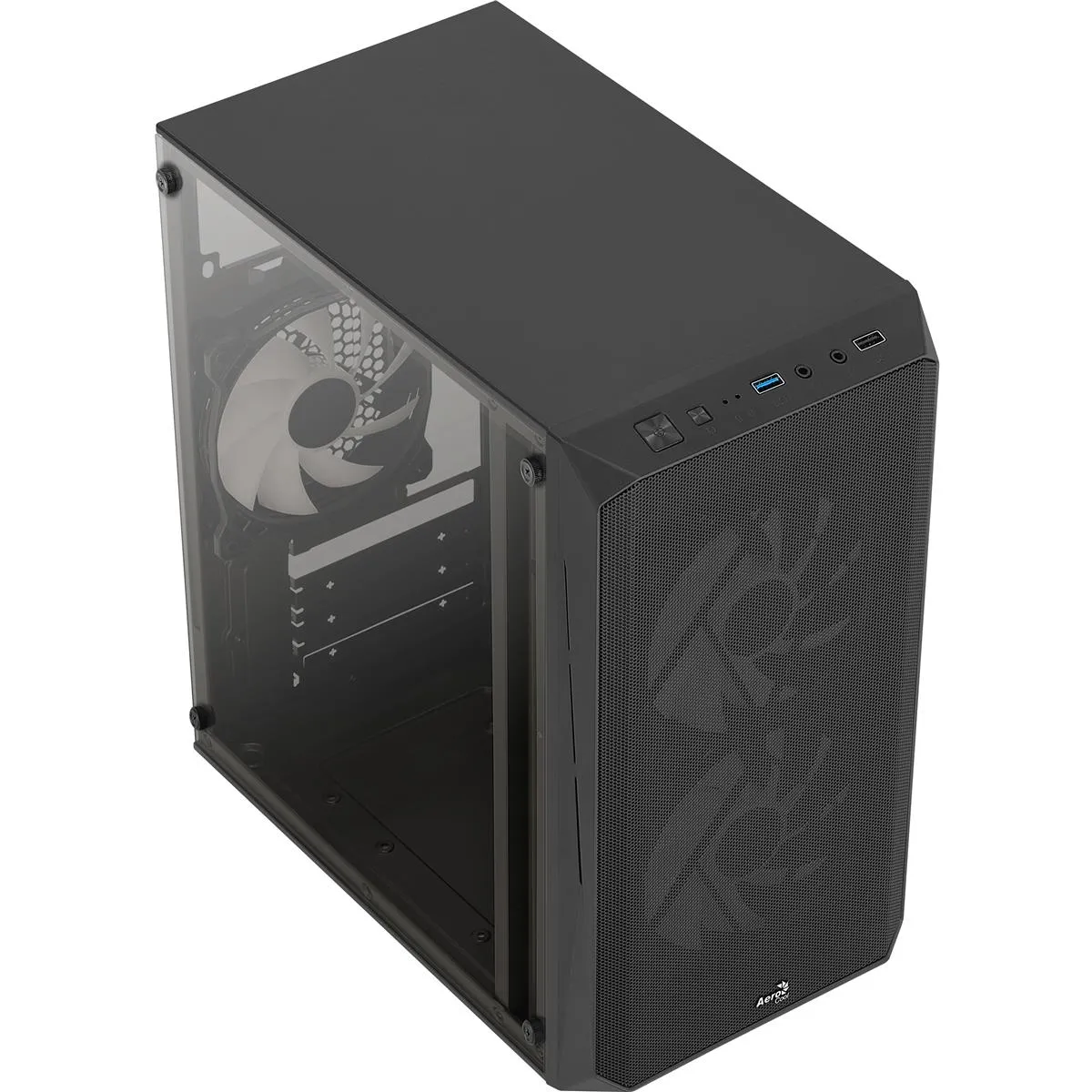 Корпус AeroCool CS-107-A-BK-v2 (ACCX-PC14002.11) Black 600W - мініатюра 13