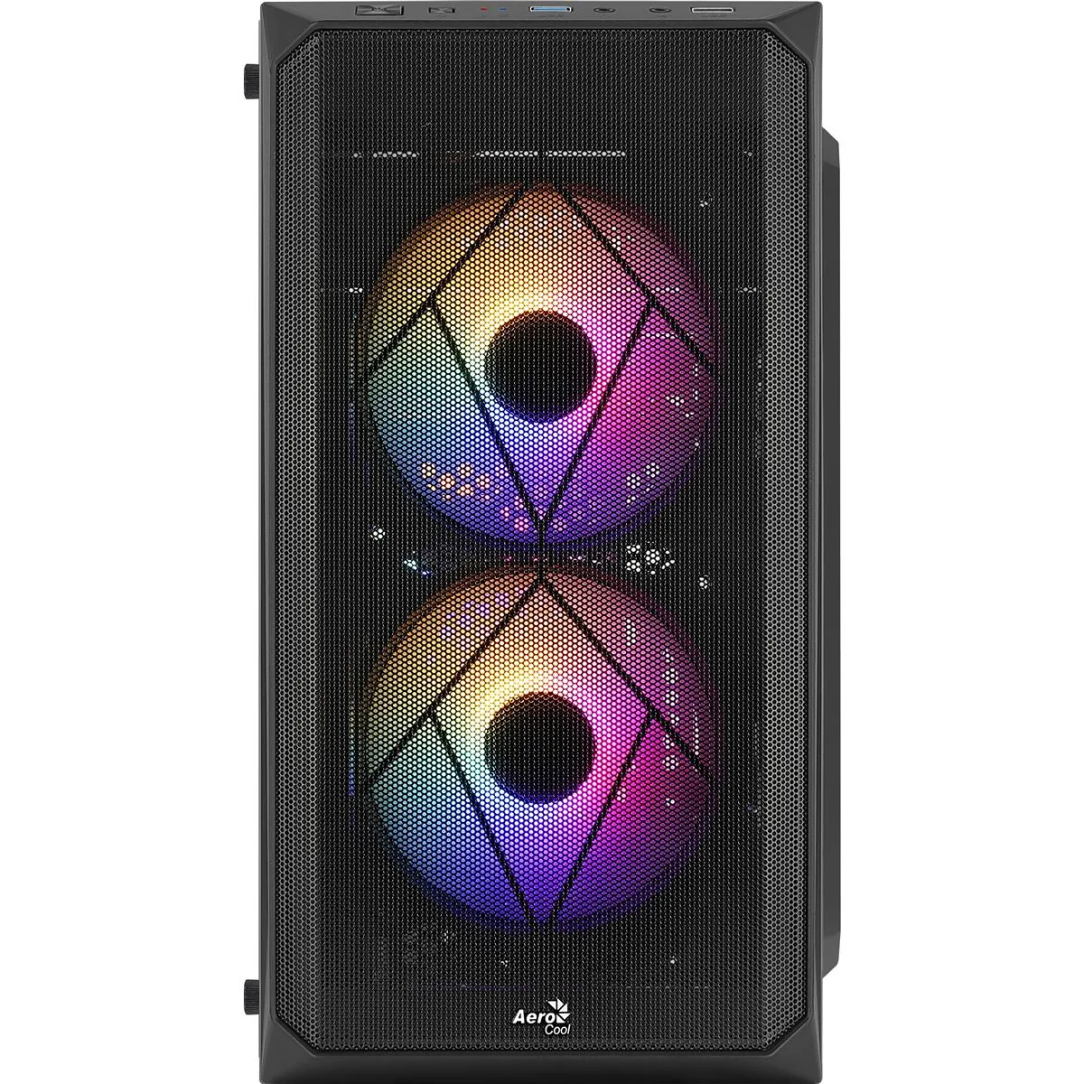 Корпус AeroCool CS-107-A-BK-v2 (ACCX-PC14002.11) Black 600W - мініатюра 16