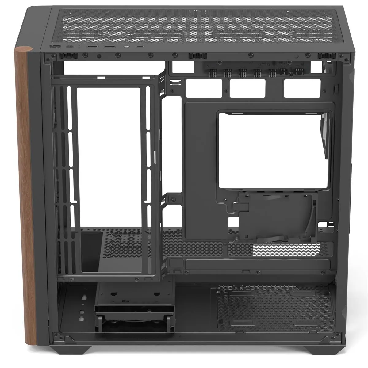 Корпус AeroCool D301A-G-BK-v2 (ACCS-DS03043.11) Black без БЖ - мініатюра 3
