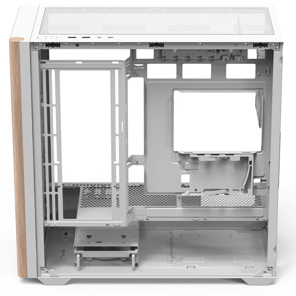 Корпус AeroCool D301A-G-WT-v2 (ACCS-DS03043.21) White без БЖ - мініатюра 3