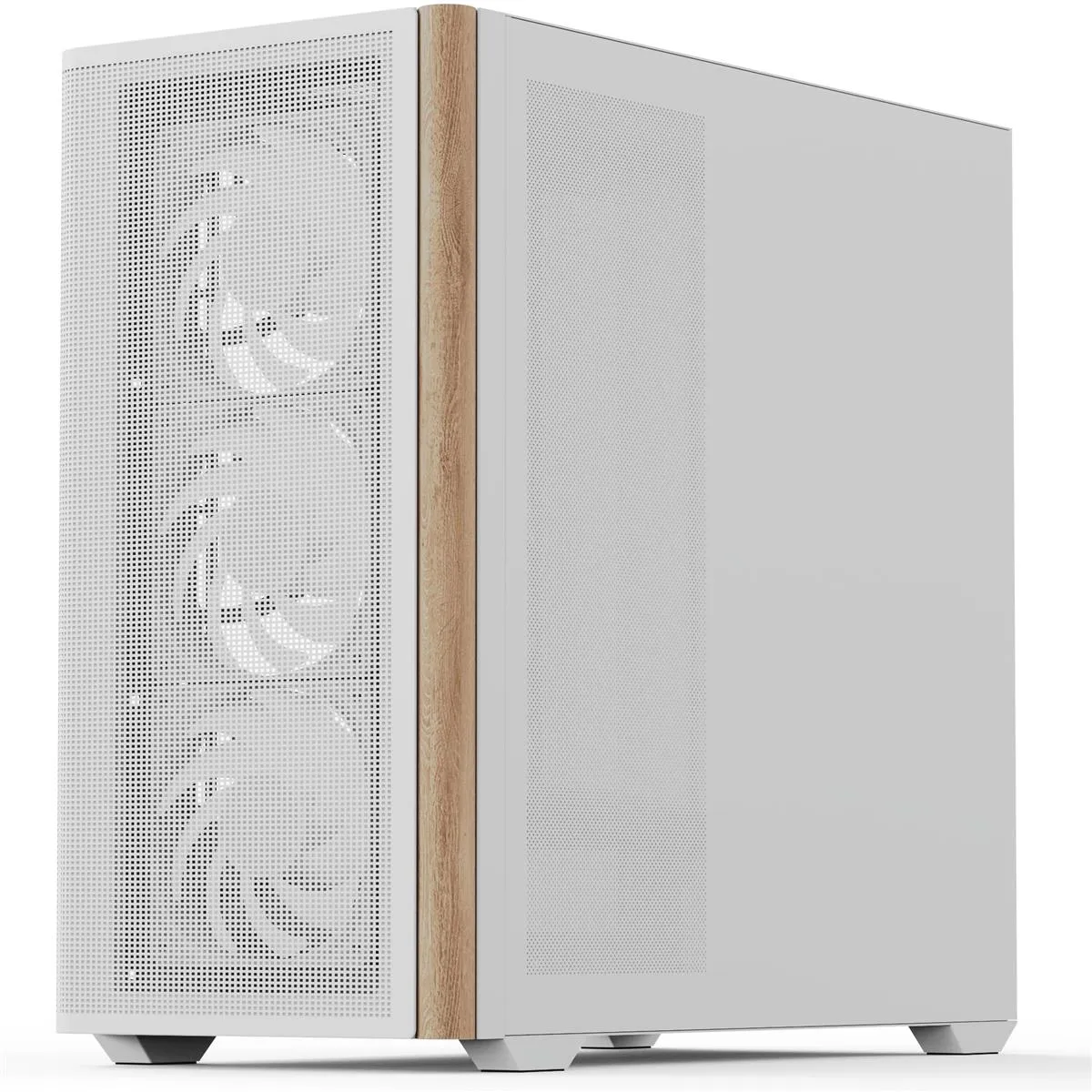 Корпус AeroCool D301A-G-WT-v2 (ACCS-DS03043.21) White без БЖ - мініатюра 7