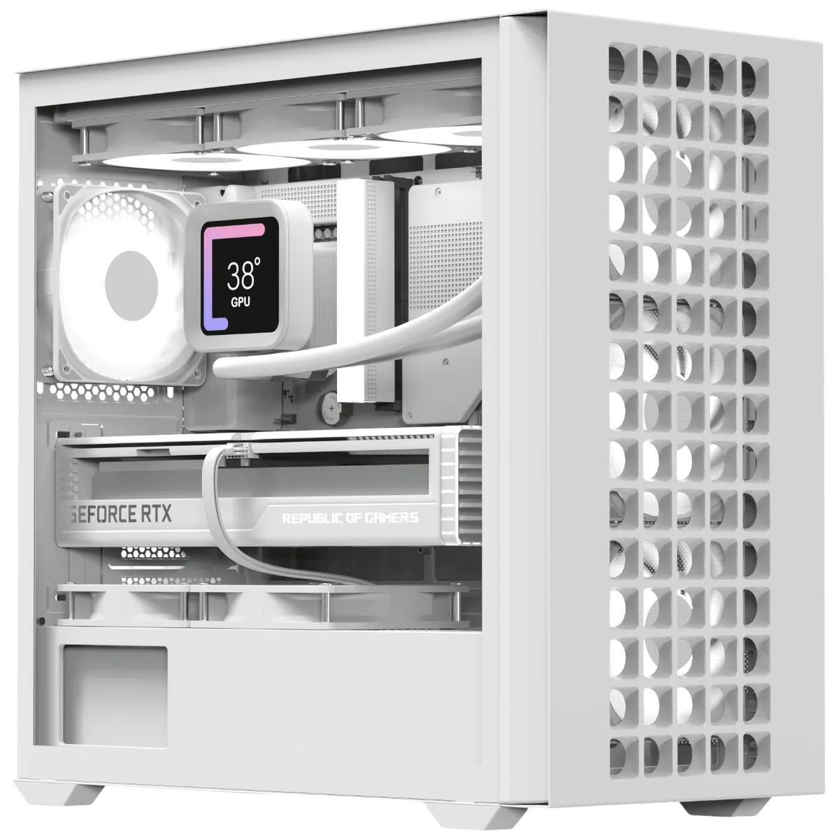 Корпус AeroCool D302A-G-WT-v1 (ACCS-DS04043.21) White без БЖ - зображення 1
