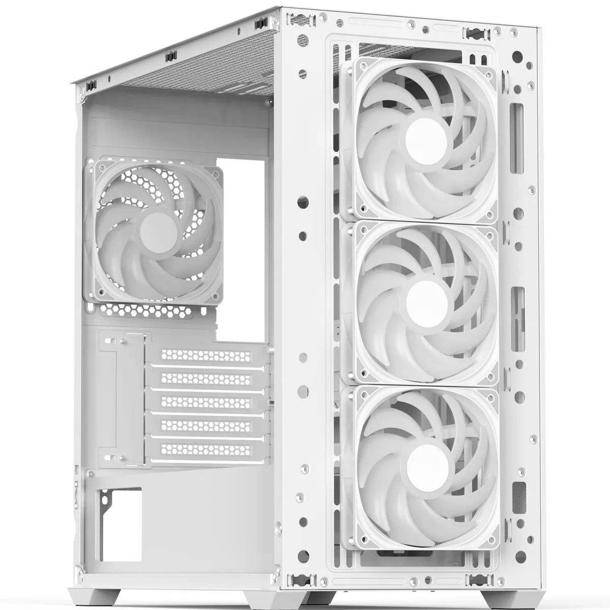 Корпус AeroCool D302A-G-WT-v1 (ACCS-DS04043.21) White без БЖ - мініатюра 3
