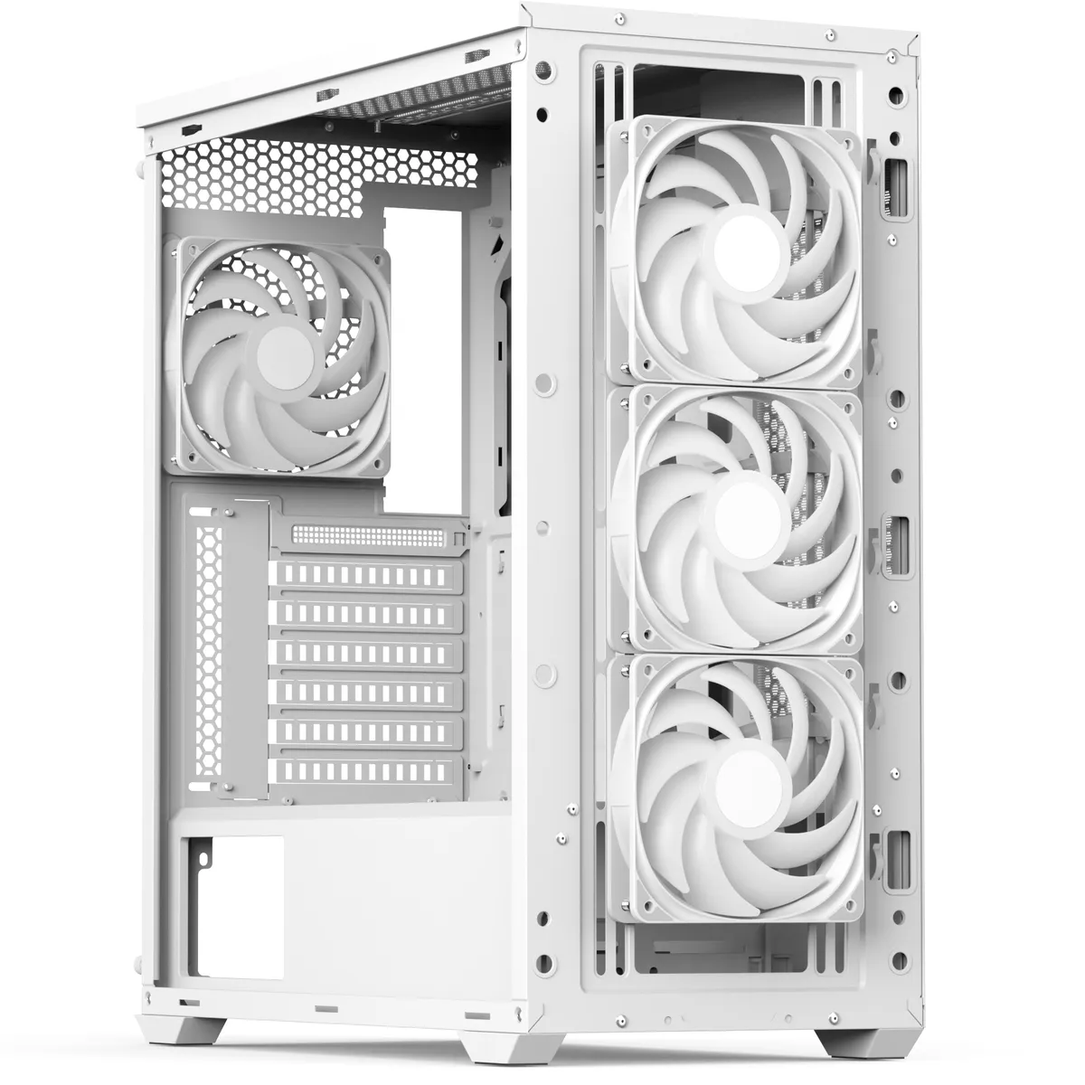 Корпус AeroCool D502A-G-WT-v1 (ACCM-DS02043.21) White без БЖ - мініатюра 2